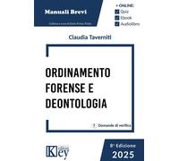 Ordinamento forense e deontologia 2025