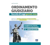 Libri Luigi Tramontano - Ordinamento Giudiziario. Raccolta Di Leggi Gennaio 2025
