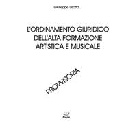 Ordinamento Giuridico Dell'Alta Formazione Artistica E Musicale - 2020 - Pagine