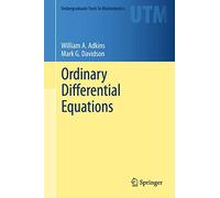 Ordinary Differential Equations – Springer Verlag