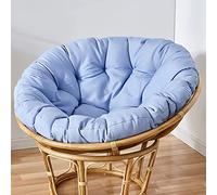 Ordinarym - Cuscino per sedia a forma di uovo, impermeabile, 50 x 50 cm, spesso, rotondo, per patio, giardino, interni ed esterni, utilizzabile come amaca