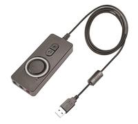 ordinarYone 3 in 1 Cuffie Microfono Scheda Audio Esterna 3.5mm Microfono Adattatore Audio Per Computer Smartphone Plug And Play
