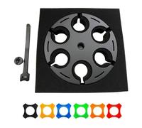 ordinarYone 6 Slot Antiurto Microfono Stand Holder Compatto Portatile Organizzatori Per Studio Live Streaming E Outdoor