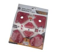 ordinarYone 6Pcs Saldatura Posizionatore Set Costruzione In Acciaio Supporto Magnetico Saldatura Per Saldatura Precisa E Angoli