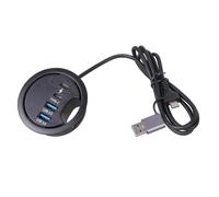 ordinarYone Foro passacavo da scrivania USB Montaggio USB Desktop Grommet Hole Desktop Organizzazione del cavo per dispositivo portatile