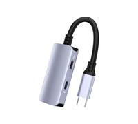 ordinarYone Hub USB C per 4K60Hz Alta Uscita video Chiaramente PD65W Ricarica Veloce 480Mbps Trasferimento Dati USB Splitter Compatibilità per