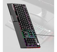 ordinarYone le tastiere meccaniche RGBs di gioco di USB del cavo 104Key che retroilluminano N commutano migliora