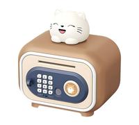 ordinarYone Portamonete intelligente a forma di cartone animato per il codice delle impronte digitali e il rilascio del pulsante, grande capacità di archiviazione per salvare