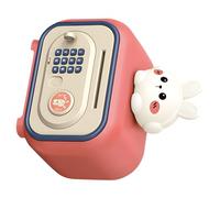 ordinarYone Portamonete intelligente a forma di cartone animato per il codice delle impronte digitali e il rilascio del pulsante, grande capacità di archiviazione per salvare