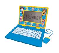 Lexibook - La Paw Patrol - Computer educativo Bilingue Francese/Inglese, Giocattolo per bambini, 170 attività per imparare, divertirsi e suonare pianoforte, grande schermo - JC599PAi1
