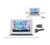 Lexibook, LAPTAB® 11 - Computer portatile con touch screen, per tutta la famiglia, contenuti educativi e divertenti, funziona su Android™, controllo genitoriale, ultra sottile e leggero, LT11FR