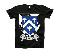Ordine Domenicano dei Predicatori Veritas Tee T-Shirt Girocollo Maglietta Uomo Manica Corta Maglietta T-Shirt per Bodybuilding Sport Palestra S