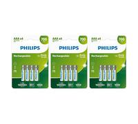 Ordine In BULK Batterie Ricaricabili NiMH Philips AAA HR03 700mAh 1.2V