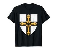 Ordine Teutonico Gran Maestro Araldica Teuton Emblema Crociato Maglietta