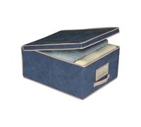 Ordinett Blue, scatola porta biancheria large 50x40x25 cm BLUE, SCATOLA PORTA BIANCHERIA LARGE 50x40x25 cm