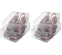Ordinett Set 2 Porta Scarpe L Top Class, Bianco, Medio (Confezione da 2)