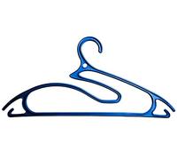 Ordinett Set 3 Pieces Hangers 5 in 1 Blue Pp Display 28 Sets, Blue, Medio