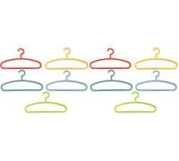 Ordinett Set di 10 Grucce Basic in Polipropilene | Ideali per Pantaloni, Camicie e Gonne | L 43 cm