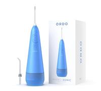 Ordo Idropulsore per denti, irrigatore orale senza fili IPX7, impermeabile, 3 impostazioni di pressione, portatile, ricaricabile, filo interdentale elettrico, consigliato da professionisti dentali,