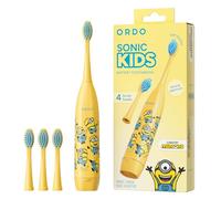 ORDO Minions Spazzolino Elettrico Bambini, Sonico, Confezione da 4, Giallo