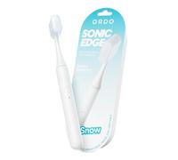 ORDO Sonic Edge Spazzolino elettrico ricaricabile per adulti, spazzolino sonico compatto con USB-C, batteria per 6+ settimane, tappo da viaggio, 1 testina e cavo (neve)