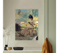 Ore tranquille di Vittorio Matteo Corcos Pittura a olio su tela Immagine opera d'arte Home Living Room Decor Wall Art Stampe su tela 40x60cm Frameless