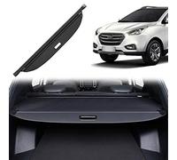 OREALTOOL Protezione Coperchio Portabagagli Copertura Bagagliaio Auto Baule Posteriore Pacco Ripiano Portaoggetti Cargo Cover Nero per compatibile con IX35 2010-2017