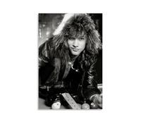 OREAUORN Jon Bon Jovi(6), poster artistico da parete su tela con copertura estetica vintage, poster decorativo per soggiorno, camera da letto, 50 x 75 cm, senza cornice, stile 3