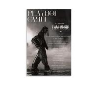 OREAUORN Poster artistico da parete con immagine di Playboi Carti I Am Music, stampa artistica da parete estetica vintage, per soggiorno, camera da letto, 20 x 30 cm, senza cornice, stile 3