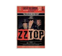 OREAUORN ZZ Top Poster artistico da parete su tela, decorazione artistica da parete per soggiorno, camera da letto, 20 x 30 cm, senza cornice