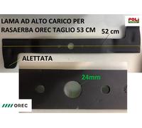 OREC RASAERBA SERIE GR LAMA ALETTATA AD ALTO CARICO ORIGINALE TAGLIO 53 CM