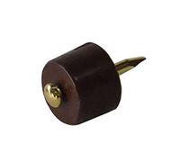 ORECA 8 Pezzi - Supporti REGGIPIANO in PLASTICA Marrone 11MM - Completi di CHIODO