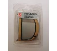 ORECA - LETTERA CIVICA "D" IN OTTONE SATINATO MM.80