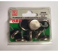 ORECA - SOTTOPIEDI CON CHIODI NICHELATI 25MM 8PZ