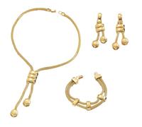 Orecchi Collana Geometrici Leggeri Orecchini Collana Bracciale 3 Con Catena Regolabile Per Varie Occasioni Abiti Gioielli A Sospensione Geometrica Minimalista