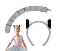 Orecchie Animali - Costume Set Orees Animal Tail | Costume Carnevale Cosplay Per Carnevale Halloween | maturi Di Capelli Per Halloween, Carnevale, Masquerade, Aspetto Di Scena, Conceptio
