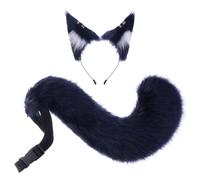Orecchie da Coyote con Coda Leggero | Cinghia Regolabile, Cerchietto con