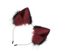 Orecchie di gatto in peluche - Accessorio per vestire | costume per ragazze, adolescenti, giovani adulti | per Halloween, compleanni, festival, feste, congressi, comici, sessioni