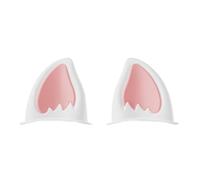 Orecchie di gatto per cappelli, 1 paio di adesivi decorativi per cappello da moto, accessorio per orecchie di, per copricapo, corna per cappelli da sci, adesivo per donne, uomini