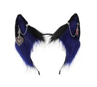 Orecchie di peluche Fascia Cosplay Costume Hairhoop Puntelli Partito Copricapo ComicShow Copricapo Ragazza Animazione Accessori Gotico Accessorio per Capelli Ornamento Del Partito Danza Fascia Peluche