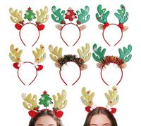 Orecchie Di Renna | Ornamento di Acconciatura in Feltro con Corna | Acconciatura festiva Di Natale - Per Ragazze E Adulti Festa di Natale Giorni Festivi Matrimoni E Costume Cosplay