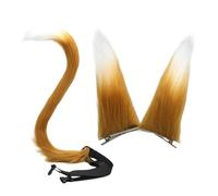 Orecchie E Coda Da Gatto Soffice Accessorio Peluche Morbido e | Cerchietto Orecchie da Gatto e Coda Per Interni Esterni Ambienti Interni Party Di Halloween Donna Uomo Femmina Maschio