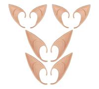 Orecchie Elfo 4 Paia Orecchie da Elfo per Halloween Orecchie da Fata Orecchie da Elfo Cosplay Orecchie in Lattice Orecchie da Elfo Fatato per Halloween Cosplay Carnevale Festa in Maschera