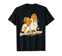 Orecchie Farfalla Big Attitude Papillon Dog Maglietta