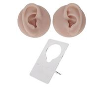Orecchie Finte, Modello di Orecchio in Silicone Morbido Orecchini in Silicone Ad Alta Simulazione Parti del Corpo Finte Modello di Orecchio Umano per Pratica di Piercing e (2)