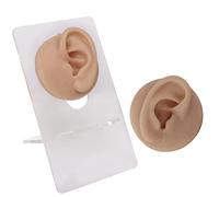 Orecchie Finte, Modello di Orecchio in Silicone Morbido Orecchini in Silicone Ad Alta Simulazione Parti del Corpo Finte Modello di Orecchio Umano per Pratica di Piercing e