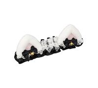 Orecchie Pelose Fascia Adesiva Gattino Orecchie Per Snowboard Casco Partito Fatti A Mano Carino Con Pizzo E Nastro Accessori Casco