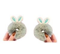 Orecchie Peluche Corde Dei Capelli Orecchie Peloso Scrunchies Cartoon Animale Fasce Dei Capelli Elastico Coda di Cavallo Titolare