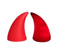 Orecchie per elmetto protettivo, decorazioni per corno da diavolo per elmetto - Decorazione per cappello da motociclista illuminata - Attacco per da snowboard, per vestire Natale per donne e u