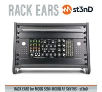 ORECCHIE RACK per SYNTH SEMI-MODULARI MOOG con PORTACAVO PATCH